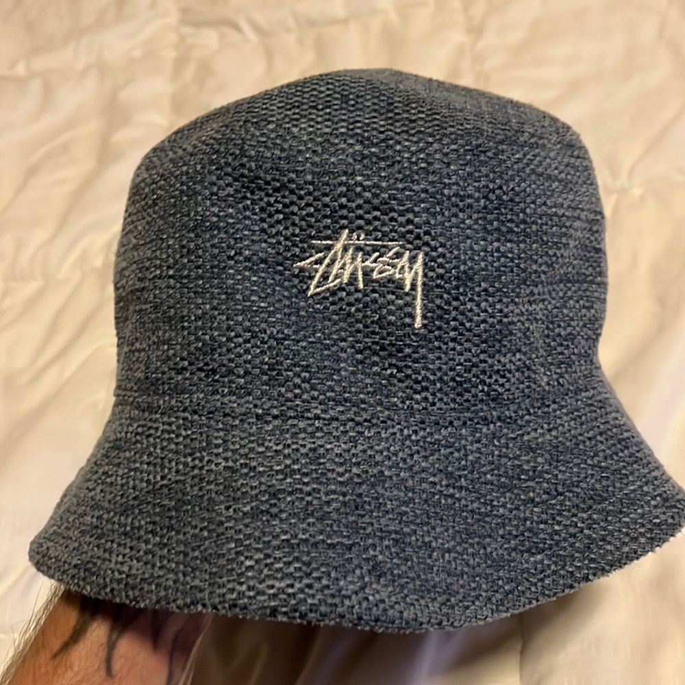 STÜSSY tweed bucket hat